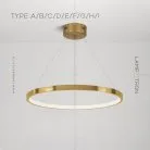 Кольцевые люстры и светильники ABEL A Тип A Lampatron abel-a-a 4966-12584