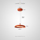 Подвесной светильник YVES Цвет оранжевый Lampatron 8581-23879