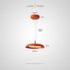 Подвесной светильник YVES Цвет оранжевый Lampatron 8581-23879