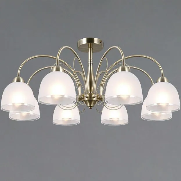 Потолочная люстра ILLUMICO IL0789-8CSQ-25 AB AREZZO Потолочная люстра ILLUMICO IL0789-8CSQ-25 AB AREZZO