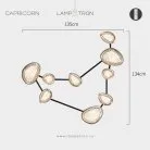 Бра EVIAN ZODIAC Модель Capricorn (Козерог) Lampatron 8417-23077