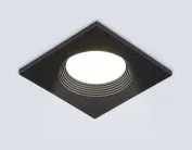 Встраиваемый светильник Ambrella light TN102818 BK черный GU5.3 78*78*28