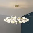 Кольцевые люстры и светильники MATISSE R SELF 18 плафонов. Lampatron 2989-7232