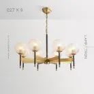 Люстра CHLOE 8 ламп Lampatron 7279-20068