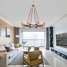 Подвесная люстра MONTALEMBERT by Studios 8 lamps Black/Amber ImperiumLoft 208220-26 TWINKLE01