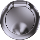 Накладка для розетки Schuko с заземлением, с крышкой, 16A 250 В~, шампань, Donel DO45451 D16