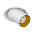 Встраиваемый поворотный светодиодный светильник LeDron EVA DANNY MINI White-Gold TRIAC 4000K
