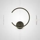 Бра RIN Размер S. Цвет Черный Lampatron rin-s-black 6029-16048