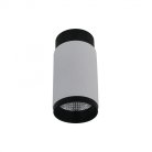 Светильник накладной iLEDEX 1954-10W-3000K-36 BK+WH Delta