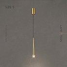 Подвесной светильник MAGRIT LUX Размер S. Цвет Латунь Lampatron magrit-lux-s-brass 6104-16374