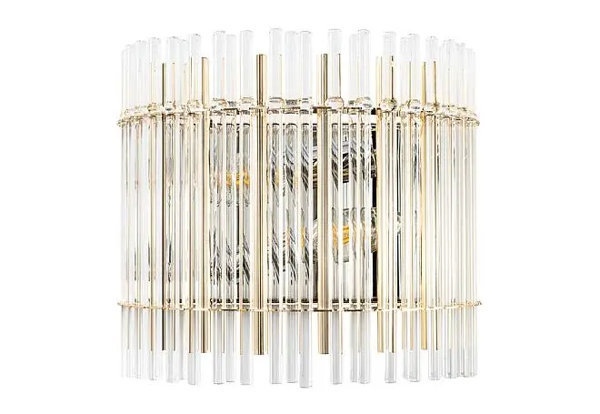 Бра Crystal Lux AURELIO AP2 GOLD+CHROME/TRANSPARENT Бра Crystal Lux AURELIO AP2 GOLD+CHROME/TRANSPARENT