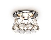 Встраиваемый точечный светильник MR16 с хрусталем Ambrella light K2051 CH/CL Crystal Spot
