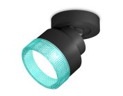 Комплект накладного поворотного светильника с композитным хрусталем Ambrella light XM8102043 Techno