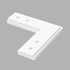 Соединитель угловой White (для магнитной системы АВД-5356, АВД-5412) Ledron белый
