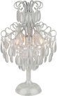 Интерьерная настольная лампа AM Group MONICA TL3 SILVER MONICA