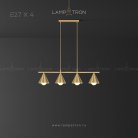 Реечный, рядный светильник JENSY 4 лампы Lampatron 5713-14952