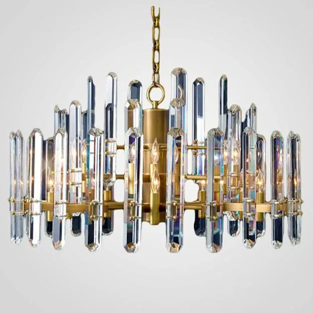 Подвесная люстра RH BONNINGTON Chandelier brass D900 ImperiumLoft 74936-22 40.2056