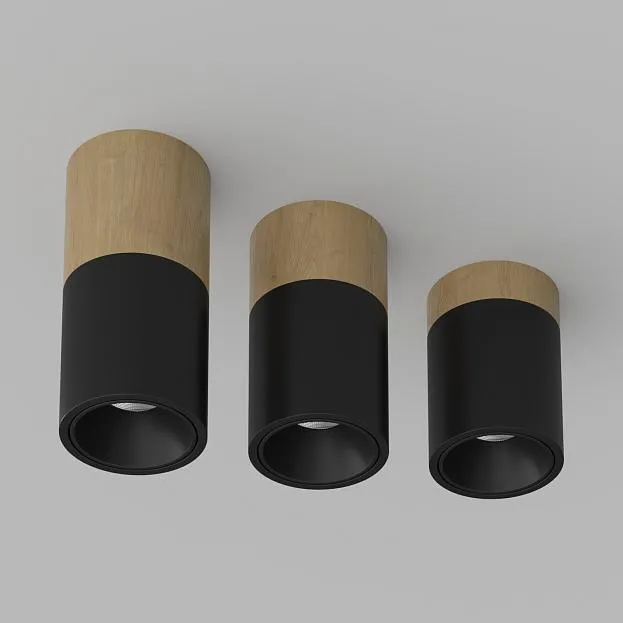 Накладной светодиодный светильник Ledron RINBOK 160 Wooden Black