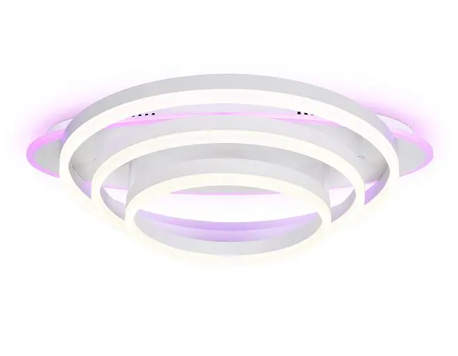 Потолочный светодиодный светильник с пультом Ambrella light FA8522 WH Потолочный светодиодный светильник с пультом Ambrella light FA8522 WH