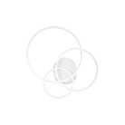 Бра Ideal Lux 255019 FRAME PL CERCHIO BIANCO