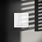 Выключатель встраиваемый для жалюзи 10А, (белый глянцевый) Voltum VLS020701 S70