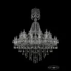 Люстра хрустальная Bohemia 1415/24+12/530/XL-186 Ni