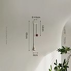 Бра JUBE WALL Хром+Красный. Тип А. Нейтральный свет Lampatron 8393-22985