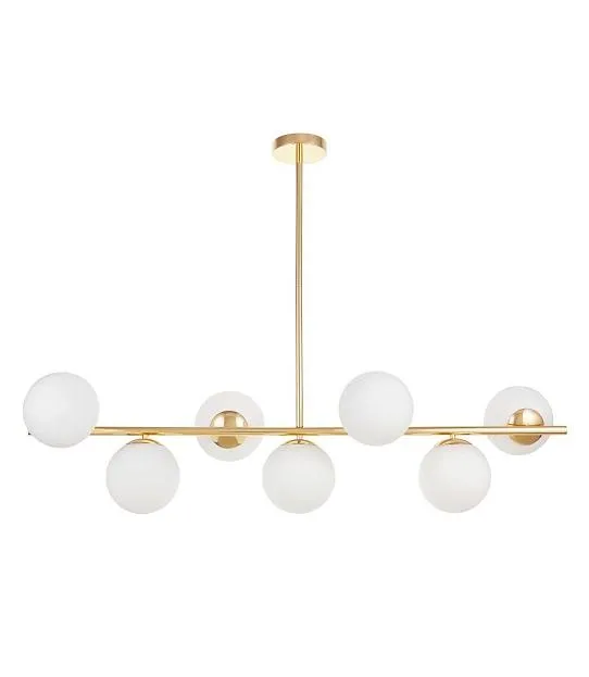 Люстра на штанге Lumina Deco LDP 6030-7 GD Fredica Люстра на штанге Lumina Deco LDP 6030-7 GD Fredica