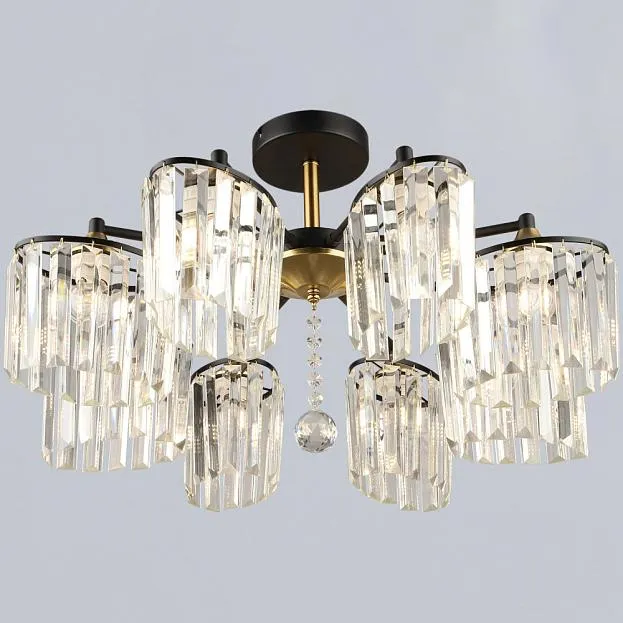 Потолочная люстра Reluce 63660-0.3-08 BK+COP