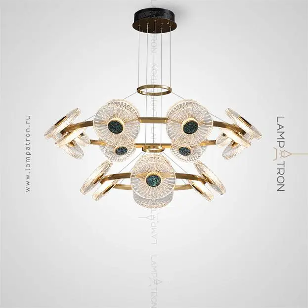 Кольцевые люстры и светильники ROSEMARY Lampatron 5348-13732 Кольцевые люстры и светильники ROSEMARY Lampatron 5348-13732