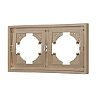 Рамка пластиковая FRM-TENDO-PL-2-GD (Arlight, Песочный) 053842