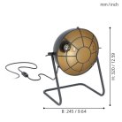 Настольная лампа Eglo 43185 TREBURLEY Tischlampe