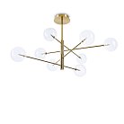Потолочная люстра Ideal Lux 275215 EQUINOXE SP8 OTTONE