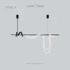 Реечный, рядный светильник CLEMENS Тип A. Размер S. Теплый свет Lampatron 7538-21045