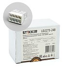 Клемма монтажная 8-проводная с пастой STEKKER 39945 LD2273-248