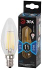 Лампочка светодиодная филаментная ЭРА F-LED B35-11w-840-E14