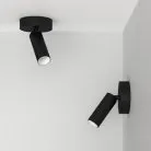 Накладной поворотный светодиодный светильник Ledron SAGITONY R1 S40 Dim Black-White