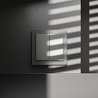 Выключатель встраиваемый для жалюзи 10А, (сталь) Voltum VLS020705 S70