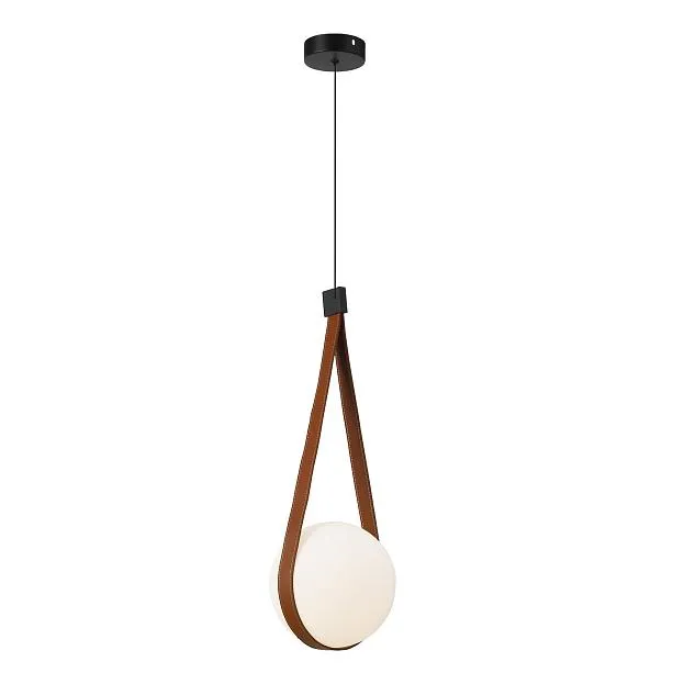 Светильник подвесной Черный, Терракотовой/Белый E27 1*60W ST Luce SL2002.403.01 MOONBAG