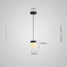 Подвесной светильник TORVILL Цвет черный Lampatron f-torvill-black 8858-25010