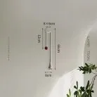 Бра JUBE WALL Хром+Красный. Тип В. Нейтральный свет Lampatron 8393-22987