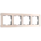 Рамка на 4 поста Werkel W0042743 Acrylic (айвори) a062134