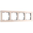Рамка на 4 поста Werkel W0042743 Acrylic (айвори) a062134
