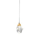 Подвесной светильник Delight Collection 9701P/1 brass Crystal rock II