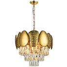 Подвесная люстра Natali Kovaltseva CHIC 81437/6C GOLD