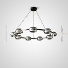 Кольцевые люстры и светильники DILAN RING Lampatron 8612-24007