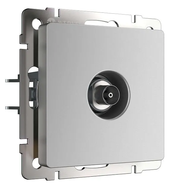 ТВ-розетка оконечная Werkel W1183006 (серебряный) a051496 ТВ-розетка оконечная Werkel W1183006 (серебряный) a051496