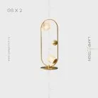 Настольная лампа HOOP TAB LUX 2 лампы Lampatron 5795-15313