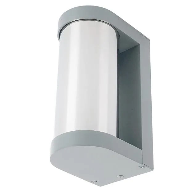 Светильник садово-парковый DH1901, на стену, E27 230V, серый/зеркальный Feron 52187 Бостон