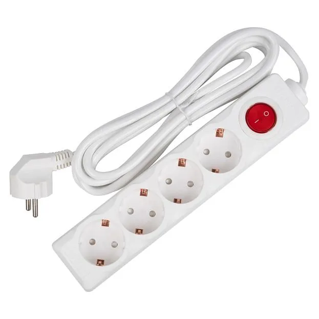 Розеточные блоки, удлинители Uniel S-GCD4-3B Standard
